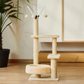 Latest Design Custom Cat Tree House Scratcher Tree Tower Wood Sisal Cat Scratching Post Cat Climbing Tree Furniture