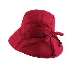 Solid Color Women's Bucket Hat Summer Sunproof Traveling Beach Hat Custom logo Blank Bucket Hats