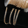 Hot Selling DIY Accessories Fashionable Zirconia Chains and Rhinestones for Clothing Shoes Jewelry Design Stretch Material