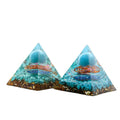Wholesale Handmade Orgonite Pyramid Spiritual Healing Crystals Orgone Pyramid