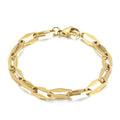 New Fashion Geometric Stainless Steel Link Chain 18K Gold Plated Tarnish Free Women Chunky