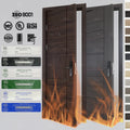 China Top Fire Door Manufacturer Custom Interior Fireproof Door for Apartment Hotel Flush Fire-proof Wood Fire Rated Doors