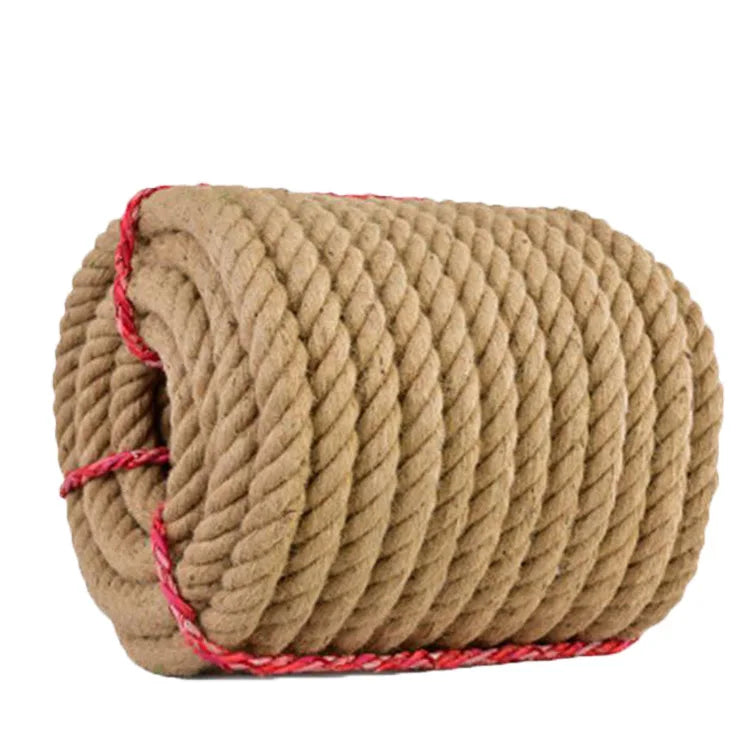 100% Natural Fiber Eco-friendly Manila Sisal Twine 3 Strands Twisted Jute Rope for Agriculture Packaging and DIY Crafts