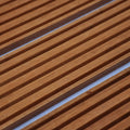 Interior or Exterior Vertical Bamboo Grating Panel /solid Wood Strand Woven/good Decoration Material Bamboo Panel