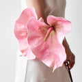 C243 New Artificial Bouquet Red Anthurium Leaf Artificial Flower Indoor Living Room Shooting Props Table Flower Arrangement