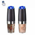 Electric Pepper Mill Stainless Steel Automatic Gravity Shaker Salt and Pepper Grinder Kitchen Spice Grinder Tools