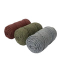 Personalized 5mm Strong Macrame Cord Rope 100% Cotton for Hand Knitting Dyed Carded Fancy Yarn Customizable Rope Making