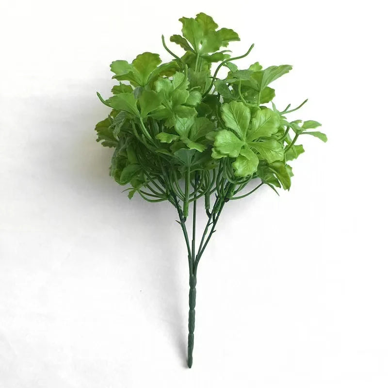 Artificial Shrubs Plastic Leaves Plastic Greenery Grass Home Garden Verandah Parterre Table Centerpieces Arrangements Decoration