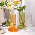 Manufacturer Hydroponic Transparent Cylinder Wholesale Desktop Flower Vases for Flower Arrangement Glass Vase