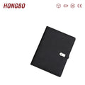 Wholesale Quality Free Sample A5 B5 Leather Cover Custom Powerbank Notebook Diary of Big Size Leather Business Planner