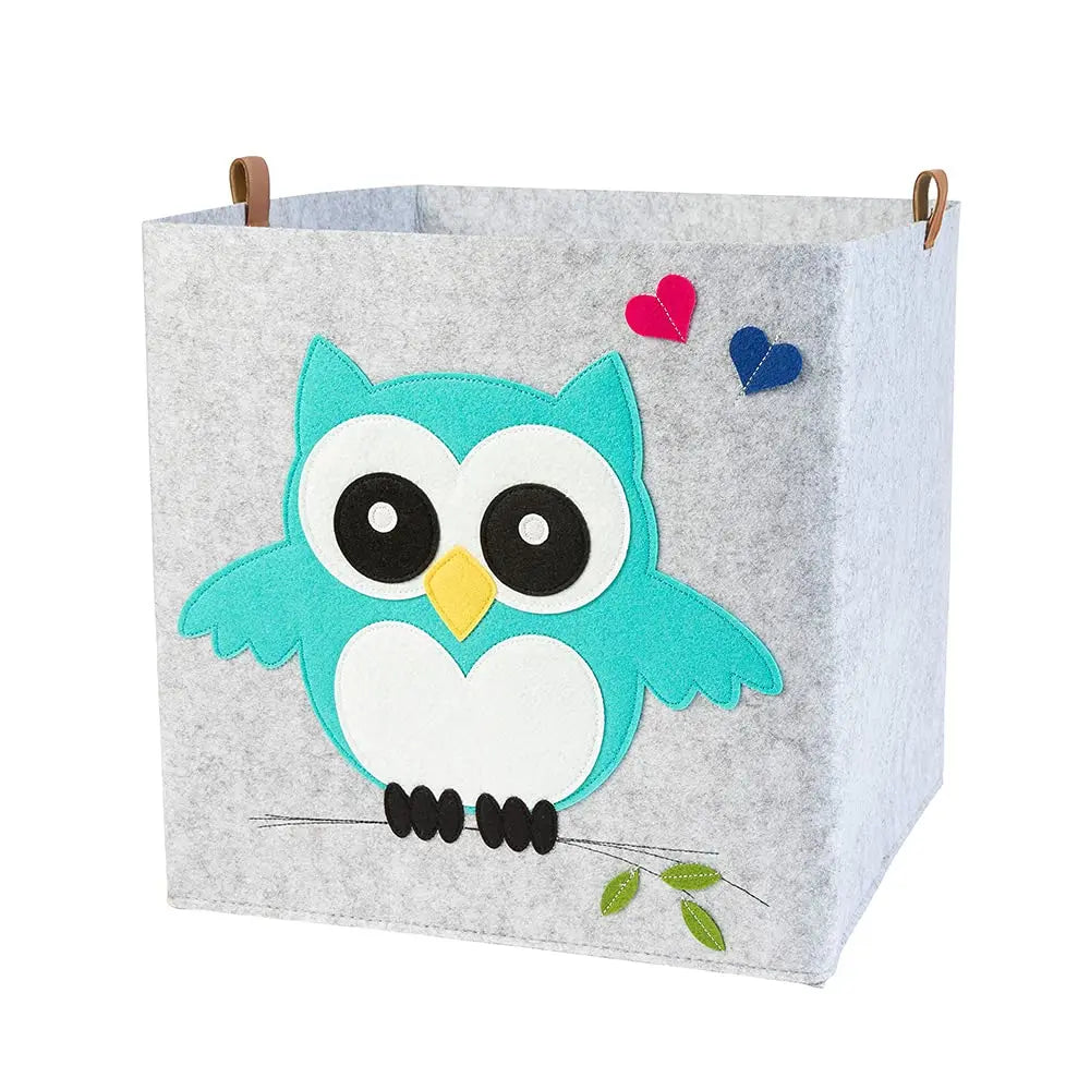 Custom Non-Woven Felt Storage Basket Logo Plastic Organizer for Laundry and Kids Toys Designed for Convenience and Style