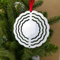 3 Inch Tiny Wind Chimes Sublimation Wind Spinner Ornament Double Sided Blank Withe Wind Spinners