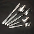 New Arrival Luxury Roman Style 24pcs 304 Stainless Steel Cutlery Sets Flatware Tableware for Wedding Spoon Fork Steak Knife