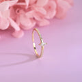 925 Sterling Silver Wedding Ring Cubic Zirconia Stackable Rings Jewelry Women