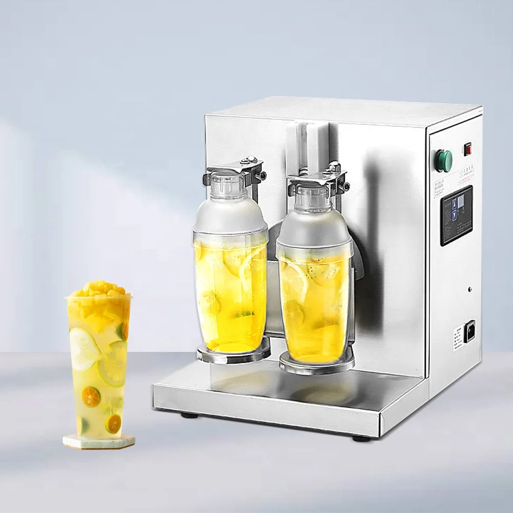 Promotion 110/220V Commercial Portable Drink Milk Tea Cocktail Shaker With Blender Boba Tea Bubble Tea Shaker Shaking Machine