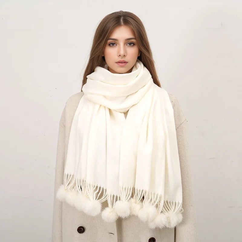Soft Warm Scarves Pashmina Shawls Wraps Evening Dress Winter Scarf for Women