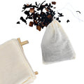 70 X 90mm Foodgrade No Bleach Drawstring Cotton Filter Pouches Various Sizes for Packaging & Printing Products