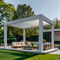 3X3 3X4 3X6 4x6 Aluminum Gazebo Waterproof Outdoor Furniture Pergola Arch Aluminium Pavilion Garden Buildings MegaBDM
