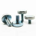 M3 M4 M5 M6 M8 M10 DIN653 GB835 Nickel Carbon Steel Knurl Flat Head Hand Tighten Thumb Screw Bolt Toolless Adjust Thumbscrew