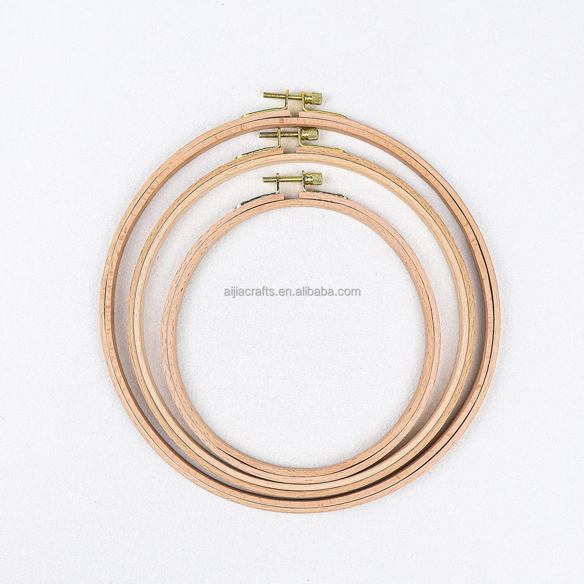 Wooden Circle Frame for Cross Stitch Embroider Round Loop Hand Household Sewing ToolsHand Embroidery Hoop