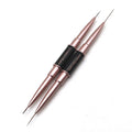 Metal Dual-end 2025 Nail Art Liner Brush Long Liners Nail Brush logo Brown Nail Art Liner Brushes
