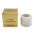 Disposable 42mm Plastic Eyebrow Cling Cover Film Wrap Dispenser with Cutting Blade Permanent Makeup Accessories