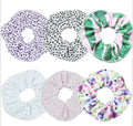 Large Size Dot Print Soft Microfiber Towel Scrunchies  Frizz Free Heatless Hair Drying Scrunchies for Hair Ponytail