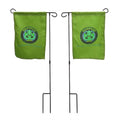 Outdoor Custom Quality Decorative Sublimation Blank  Summer Welcome Easter Festival Dog Pet Garden Flag With Pole Stand