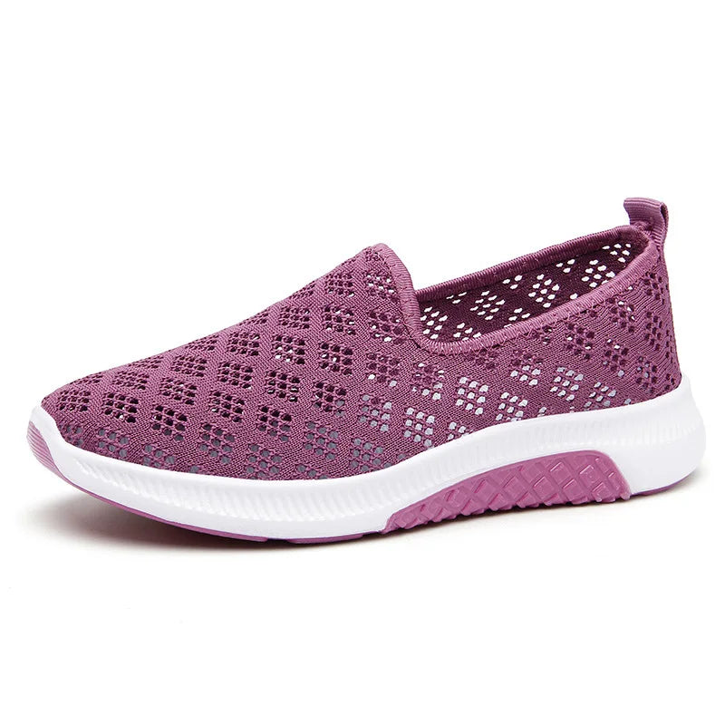 2026 New Arrivals Women Fashion Casual Shoes Breathable Mesh Sneakers Slip-On Walking Shoes Woman