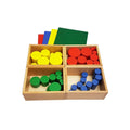 Children Learning Montessori Sensory School Toys Set of 4 for Kids Knobless Cylinders Montessori Toy for Kids