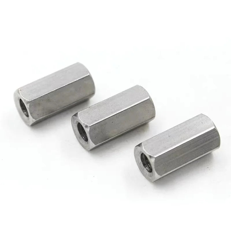 Factory Custom Product Metal Steel Hex Fine Thread Hexagon Long Coupling Nut