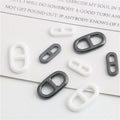 Black and White Ceramic Pig Nose Pendant Zirconia DIY Bracelet Necklace Accessories