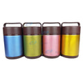 Modern Eco-Friendly Drum Shape Stainless Steel Vacuum Food Container Hand Pan Lunch Box