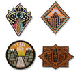 Shape the Future Personality Embroidered Cloth Label Patches for Clothes Bags