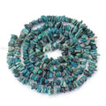 Wholesale Natural Chrysocolla Chip Stone Beads Chrysocolla Gemstone Chips Beads for Woman Bracelets Making 5-8mm 80~85cm
