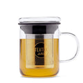 Transparent Handmade Wholesale 12Oz Tumbler Glass Tea Cups Set With Stainless Steel Tea Infuser