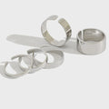 Multiple Sizes New Design S925 Sterling Silver Open Adjustable Korean Style Rings for Women YDR1005