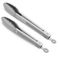 New Good Grips 12-inch Tongs With Silicone Head Premium Stainless Steel Locking Kitchen Tongs With Silicon Tips Heat Resistant
