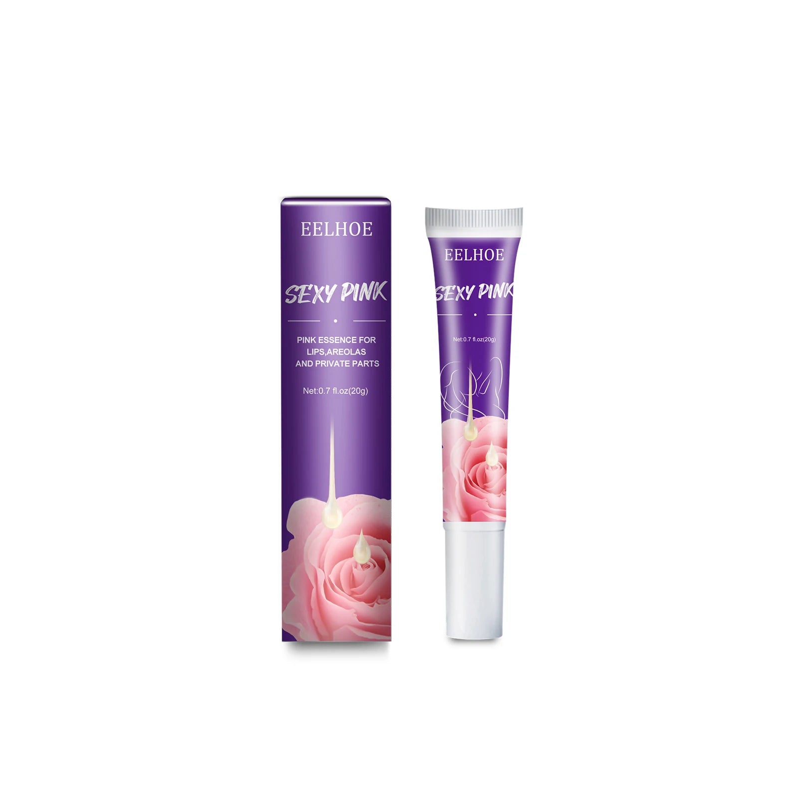 Eelhoe Pink Essence Care Gel K1 Intimate Hygiene Whitening Cream for Lips Areola Private Parts Tender Color Face Lotion
