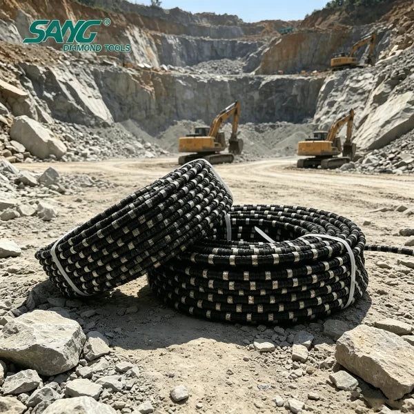 SANG High-Quality Cutting Diamond Wire Saw Stone Wire Saw Diamond Wire Cutter for Cutting Stone Marble Granite & Concrete