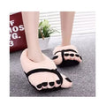 Creative Five-finger Slipper Woman Chunky Indoor Thick Fluffy Slides Unisex Couple Winter Shoes for Women House Warm Slippers