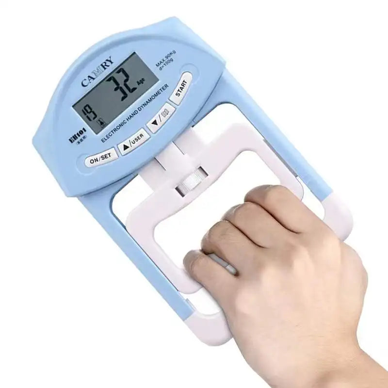 CW HGP022 Power 90kg Digital Hand Dynamometer Grip Strength Measurement Meter Auto Capturing ABS Material Custom Logo Tester