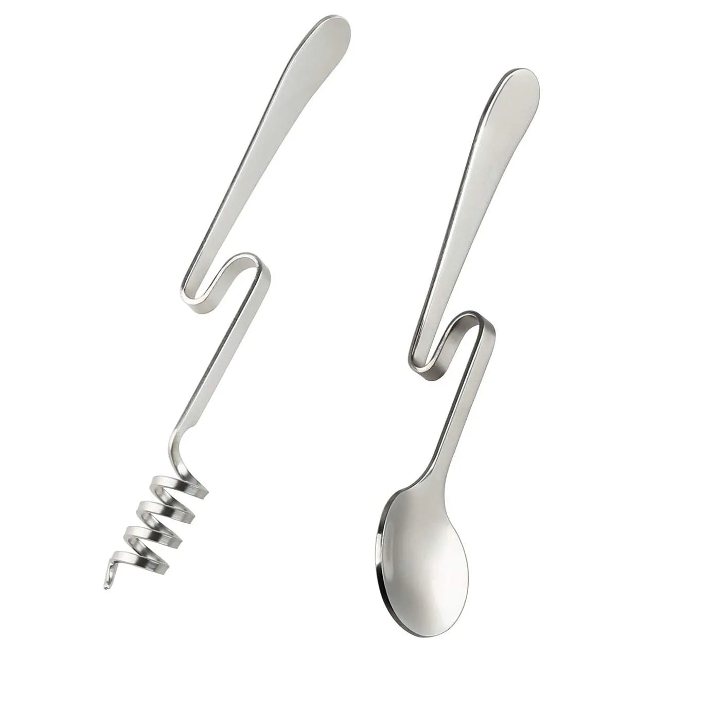 Hot Selling Stainless Steel Honey and Syrup Curved Honey Stirring Tea Coffee Spoon