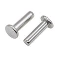 M2-M10 DIN 7338 a Stainless Steel 304 Flat Head Solid Rivet Brake Lining Rivets
