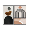 Nordic Style Morandi Color Block Small Fresh Canvas Painting Micro-Spray Printing Decorative Painting