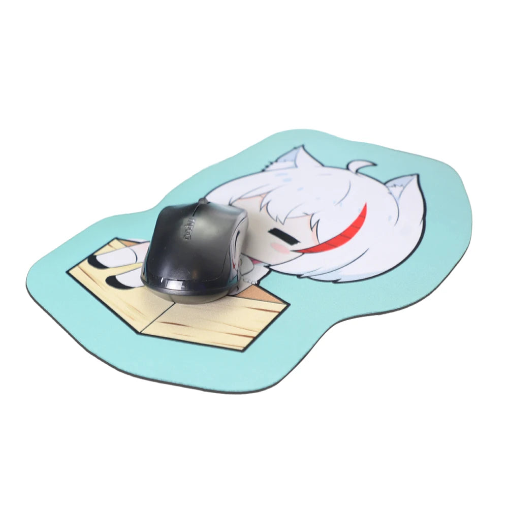 Customized Animal Shaped Rubber Roll Mouse Pad Personalized Office Desk Blank for Sublimation Novelty Gift