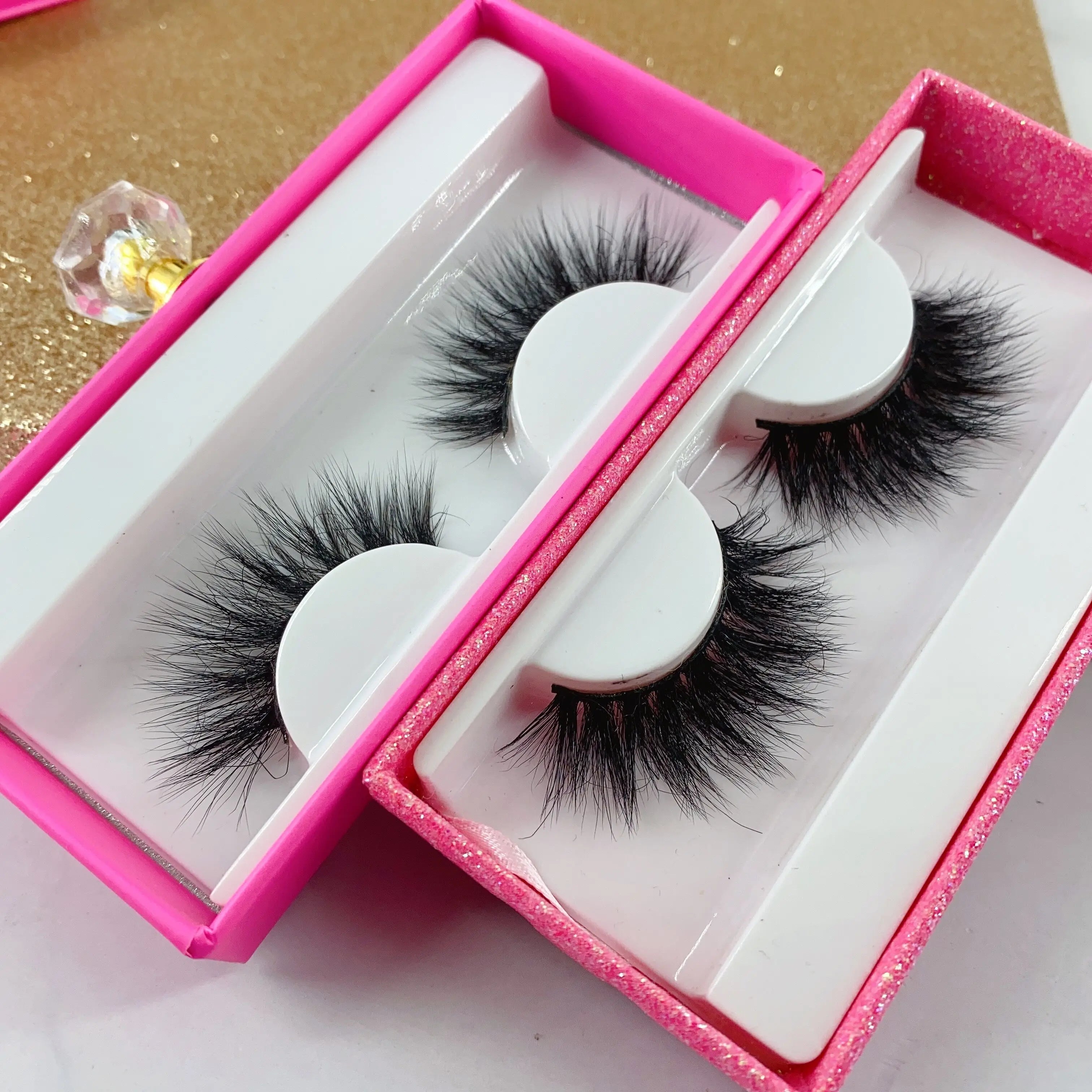 False Eyelash Natural Pesta As Postizas 3D Mink Eyelash  Expo Deals LD Mink Lashes with Eyelashes Packaging Box