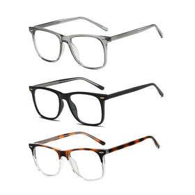 TR90 CP Classical Square Computer Spectacles Anti Blue Light Blocking Eyeglasses Acetate Optical Glasses Frame Fashion Logo