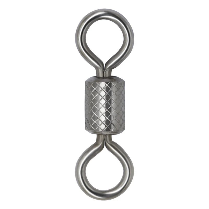 TAKEDO 2002 Fishing Swivels Impressed Rolling Swivels Fishing Connector Swivel Hook Carp Fishing Gear 100PCS/BAG