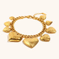 Europe United States Cross-Border Retro Personality 18K Gold Plated Stainless Steel Love Box Bracelet Fashion Chain Link